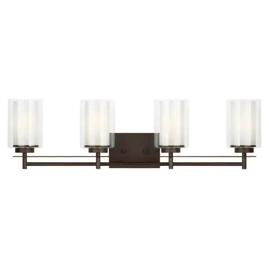 Generation Lighting - Elmwood Park Four Light Wall / Bath (with Bulbs) - Lights Canada