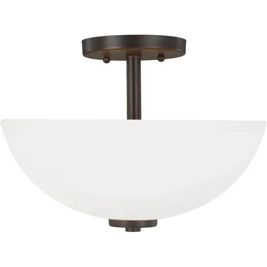 Generation Lighting - Oslo Two Light Semi-Flush Convertible Pendant - Lights Canada