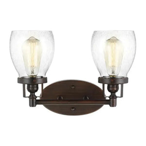 Generation Lighting - Belton Two Light Wall / Bath (with Bulbs) - Lights Canada