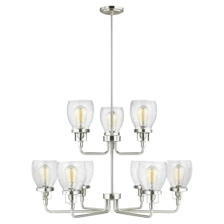 Generation Lighting - Belton Nine Light Up Chandelier - Lights Canada