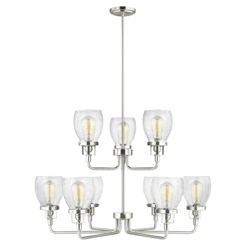 Generation Lighting - Belton Nine Light Up Chandelier - Lights Canada
