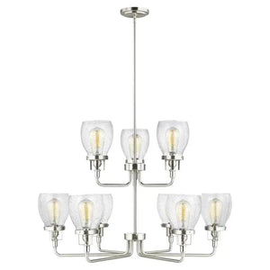 Generation Lighting - Belton Nine Light Up Chandelier - Lights Canada