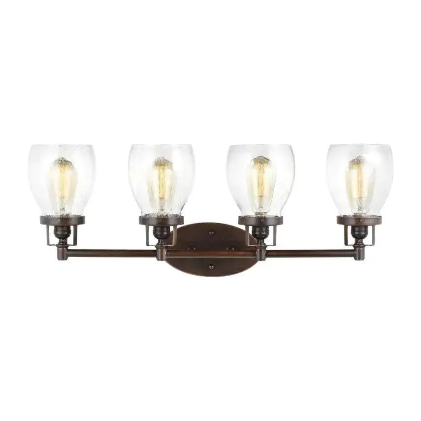 Generation Lighting - Belton Four Light Wall / Bath (with Bulbs) - Lights Canada