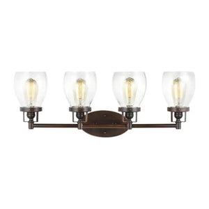 Generation Lighting - Belton Four Light Wall / Bath (with Bulbs) - Lights Canada