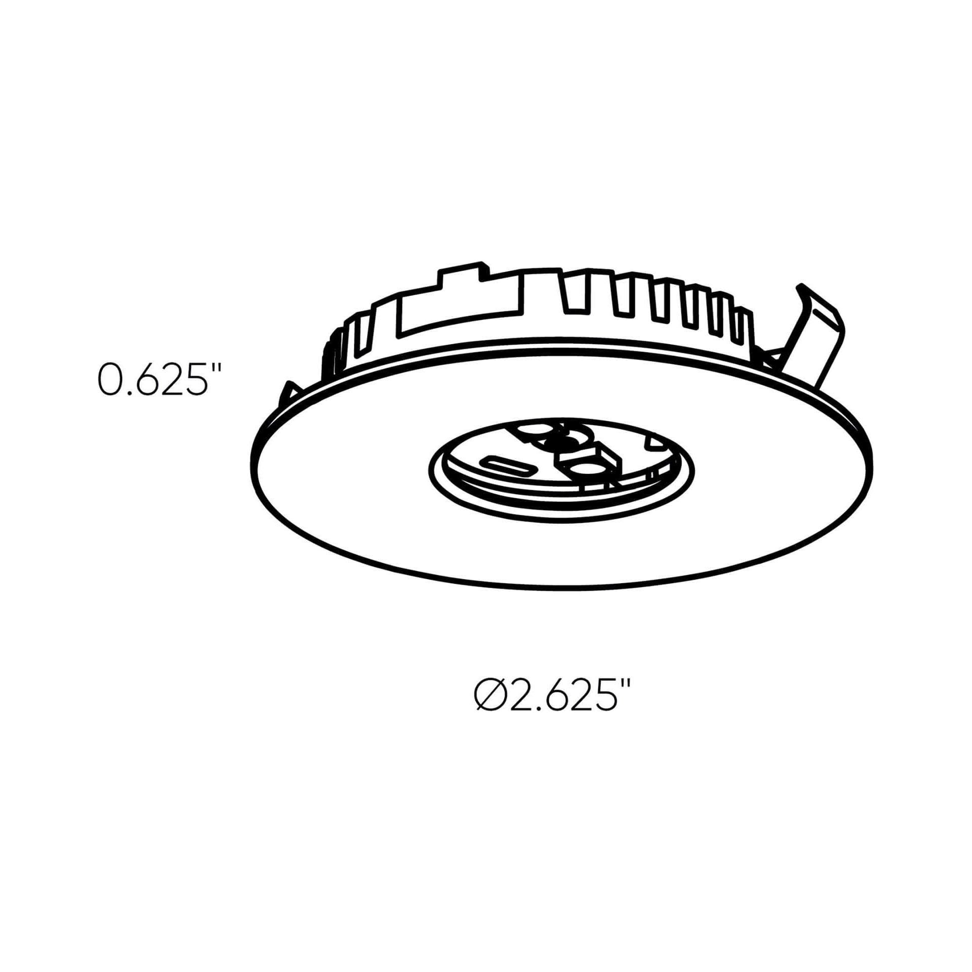 DALS - Kit Of 3 Recessed Round Under Cabinet Superpuck Lights - Lights Canada