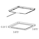 DALS - 12V Square Slim Puck - Lights Canada