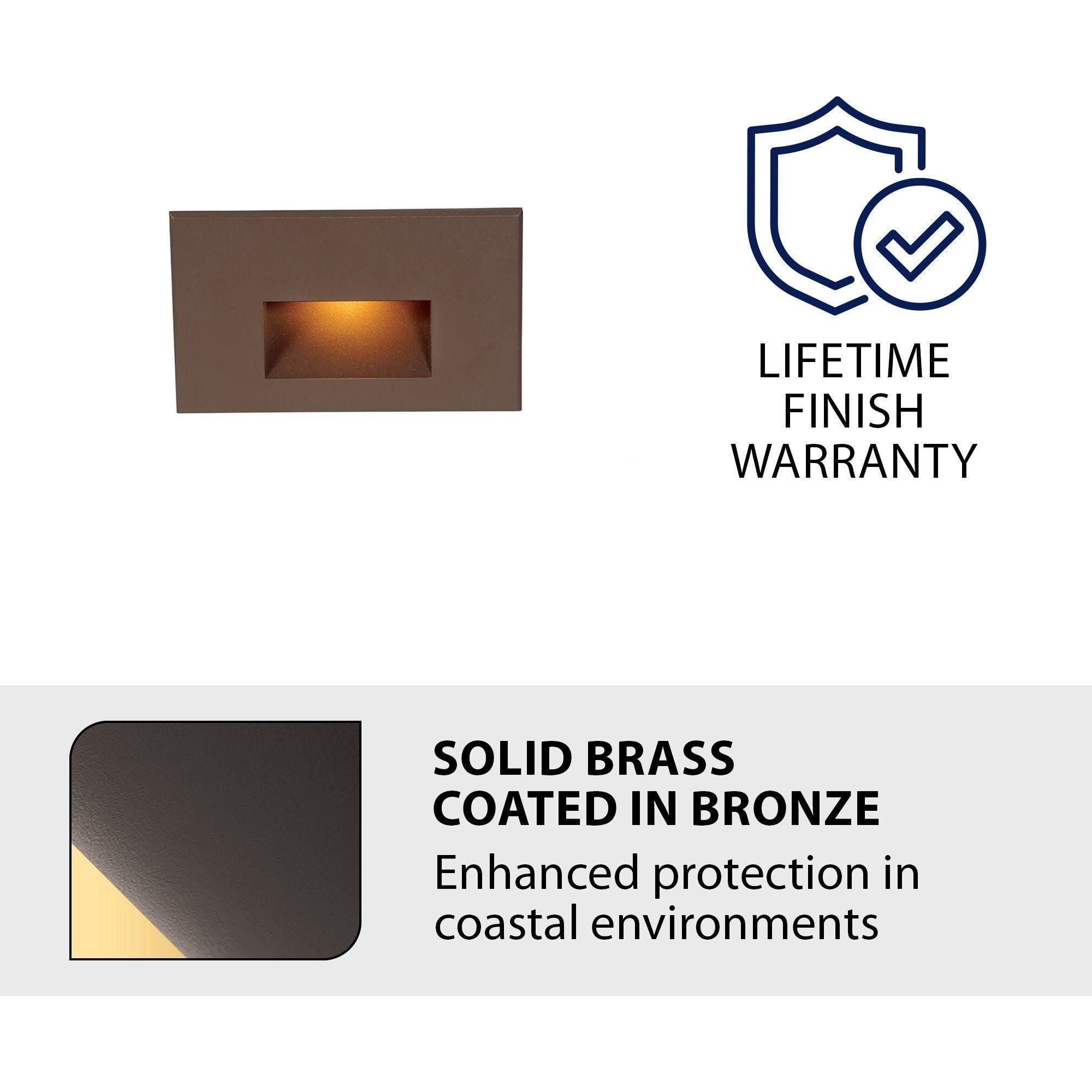 WAC Lighting - LED 12V Horizontal Indoor/Outdoor Step and Wall Light - Lights Canada