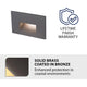 WAC Lighting - LED 12V Horizontal Indoor/Outdoor Step and Wall Light - Lights Canada