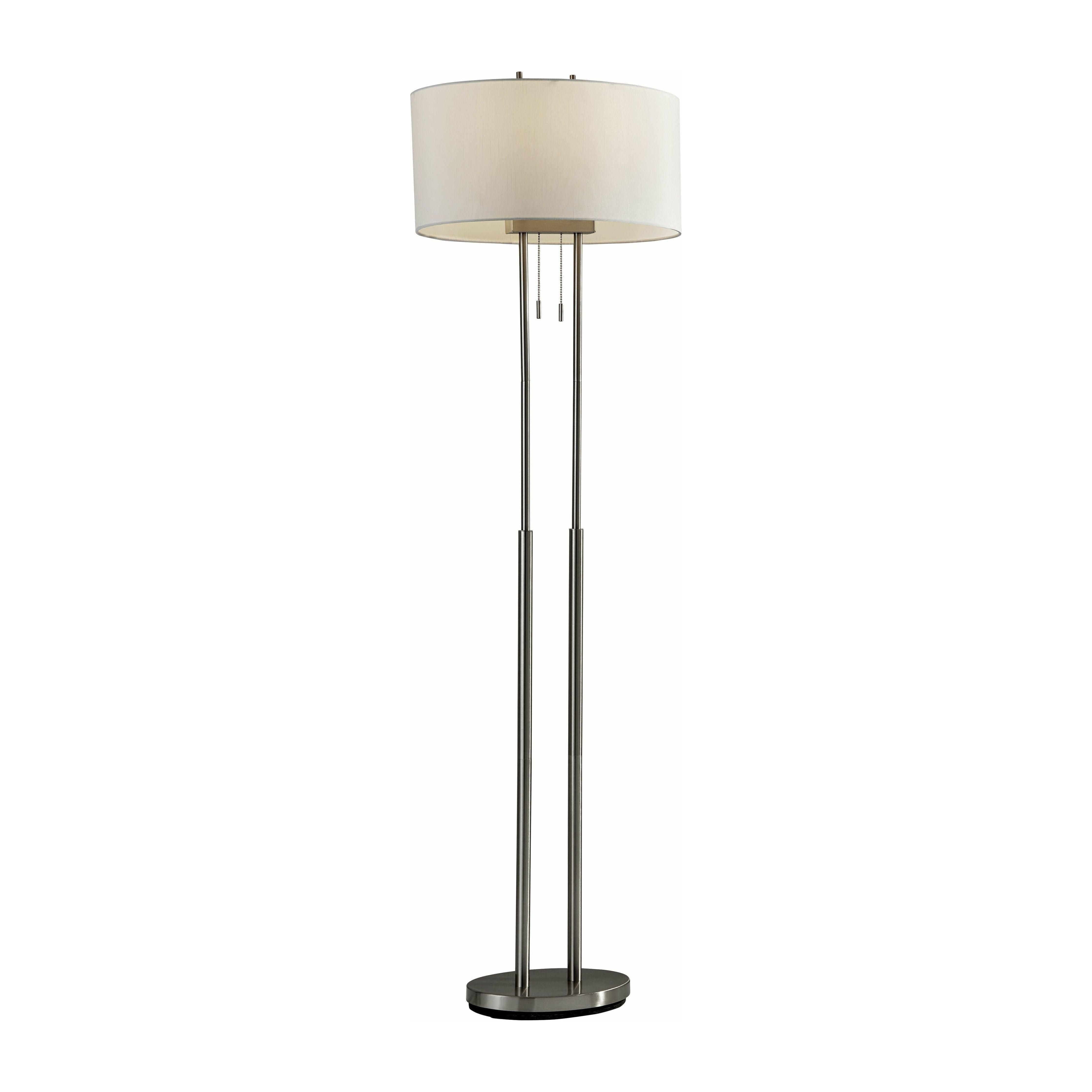 Adesso - Duet Floor Lamp - Lights Canada