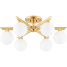 Corbett - Corbett Astra 6 Light Semi Flush - Lights Canada