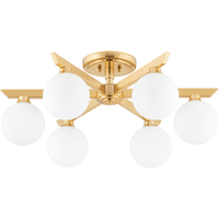 Corbett Astra 6 Light Semi Flush