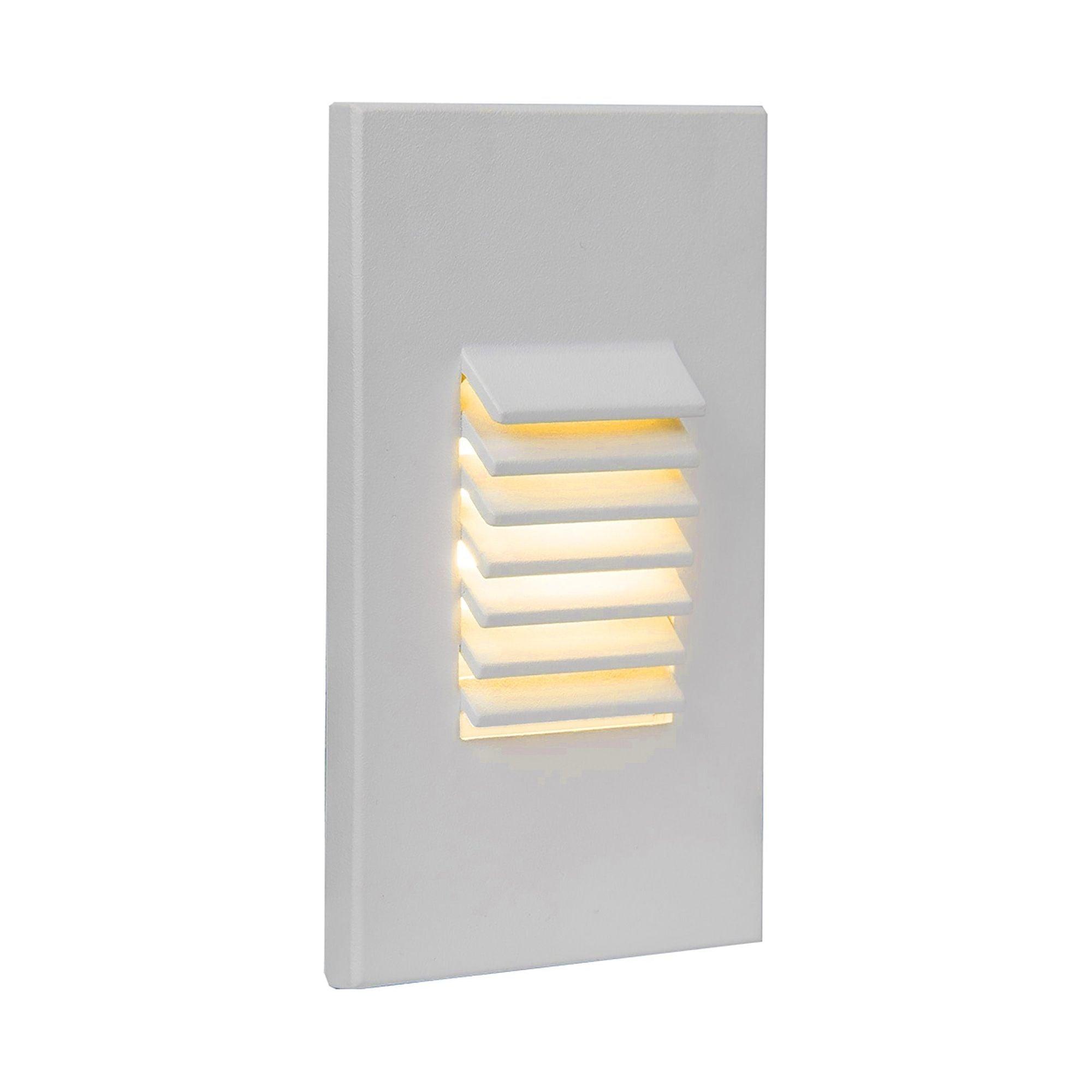 WAC Lighting - LED 12V Vertical Louvered Indoor/Outdoor Step and Wall Light - Lights Canada