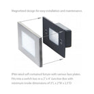 WAC Lighting - LED 12V Diffused Indoor/Outdoor Step and Wall Light - Lights Canada