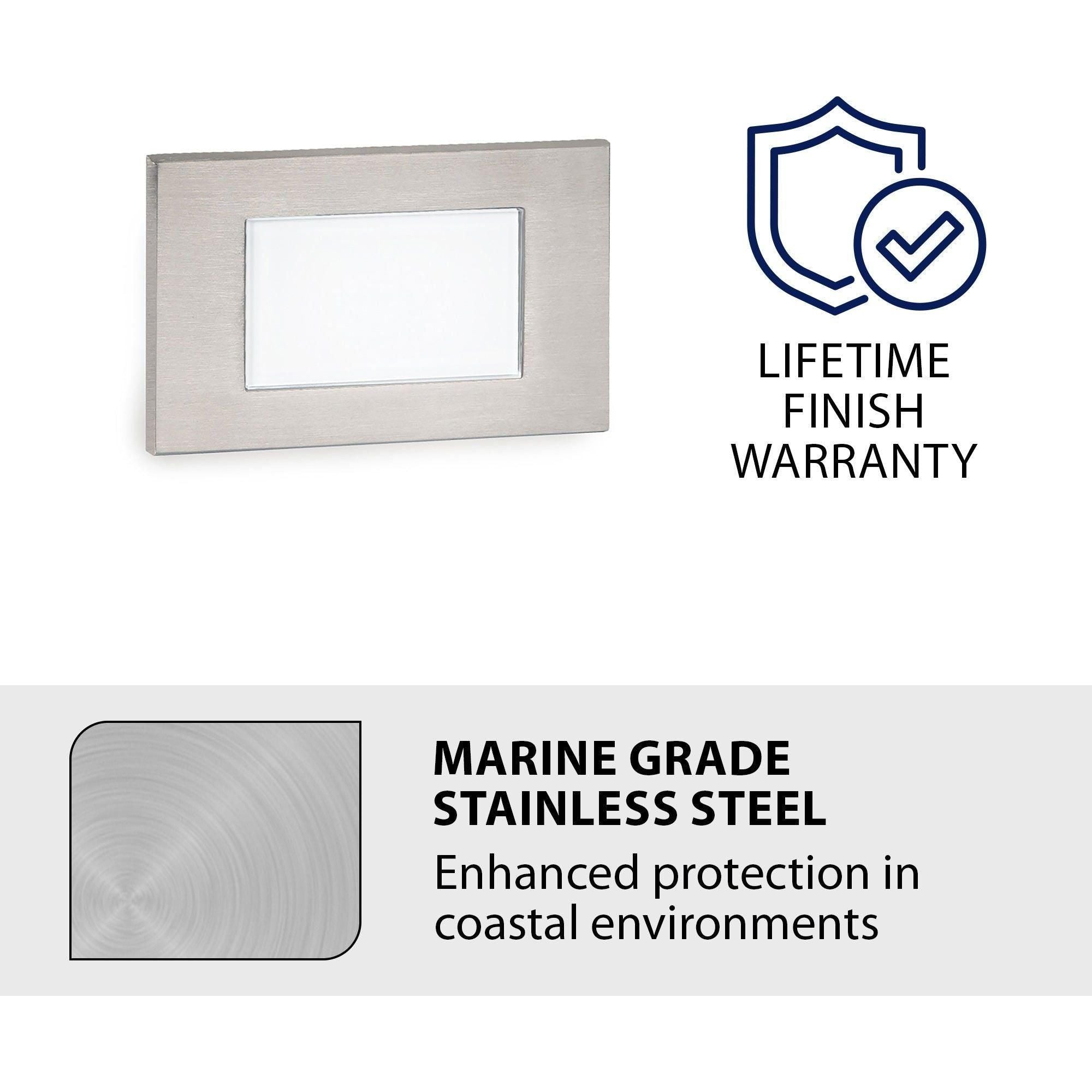 WAC Lighting - LED 12V Diffused Indoor/Outdoor Step and Wall Light - Lights Canada