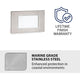 WAC Lighting - LED 12V Diffused Indoor/Outdoor Step and Wall Light - Lights Canada