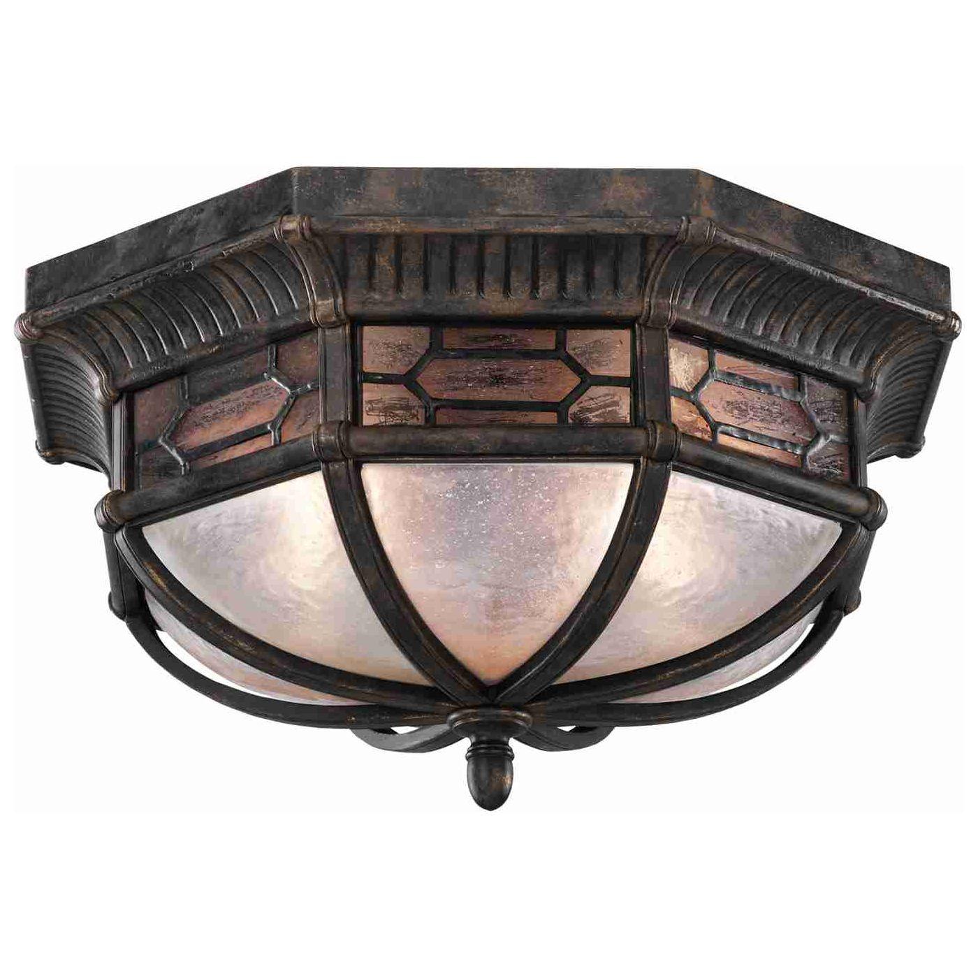 Fine Art Handcrafted Lighting - Devonshire Outdoor Ceiling Light - Lights Canada