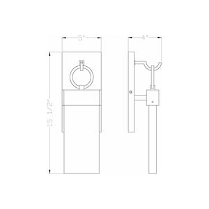 Eurofase - Vasso 16" LED Outdoor Wall Light - Lights Canada