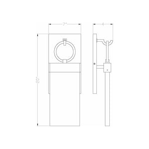 Eurofase - Vasso 20" LED Outdoor Wall Light - Lights Canada