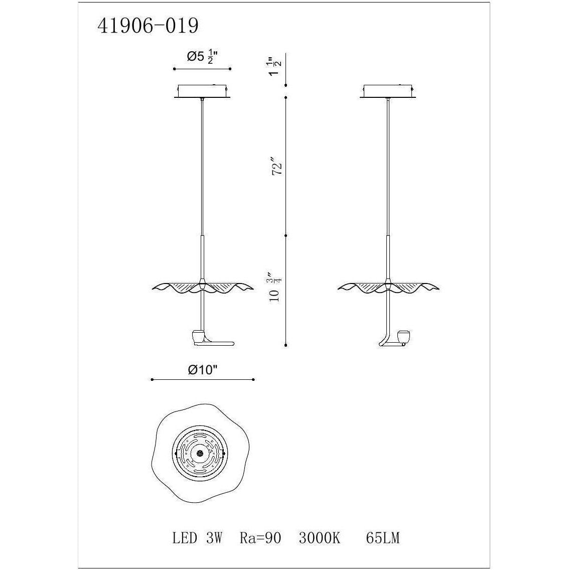 Eurofase - Lagatto 1 Light Chandelier - Lights Canada