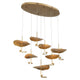 Eurofase - Lagatto 7 Light Chandelier - Lights Canada