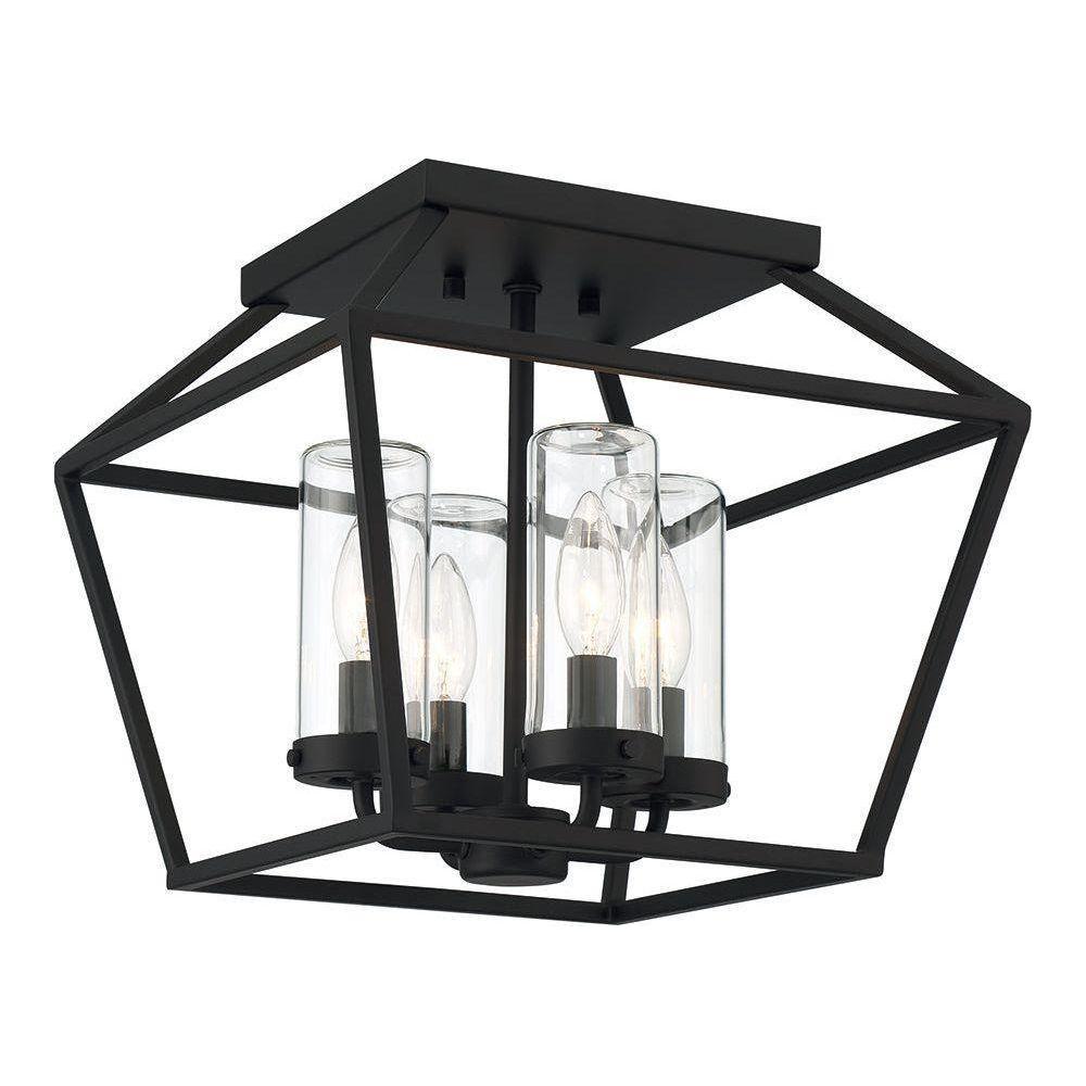 Eurofase - Bastille 4 Light 12" Outdoor Ceiling Light - Lights Canada