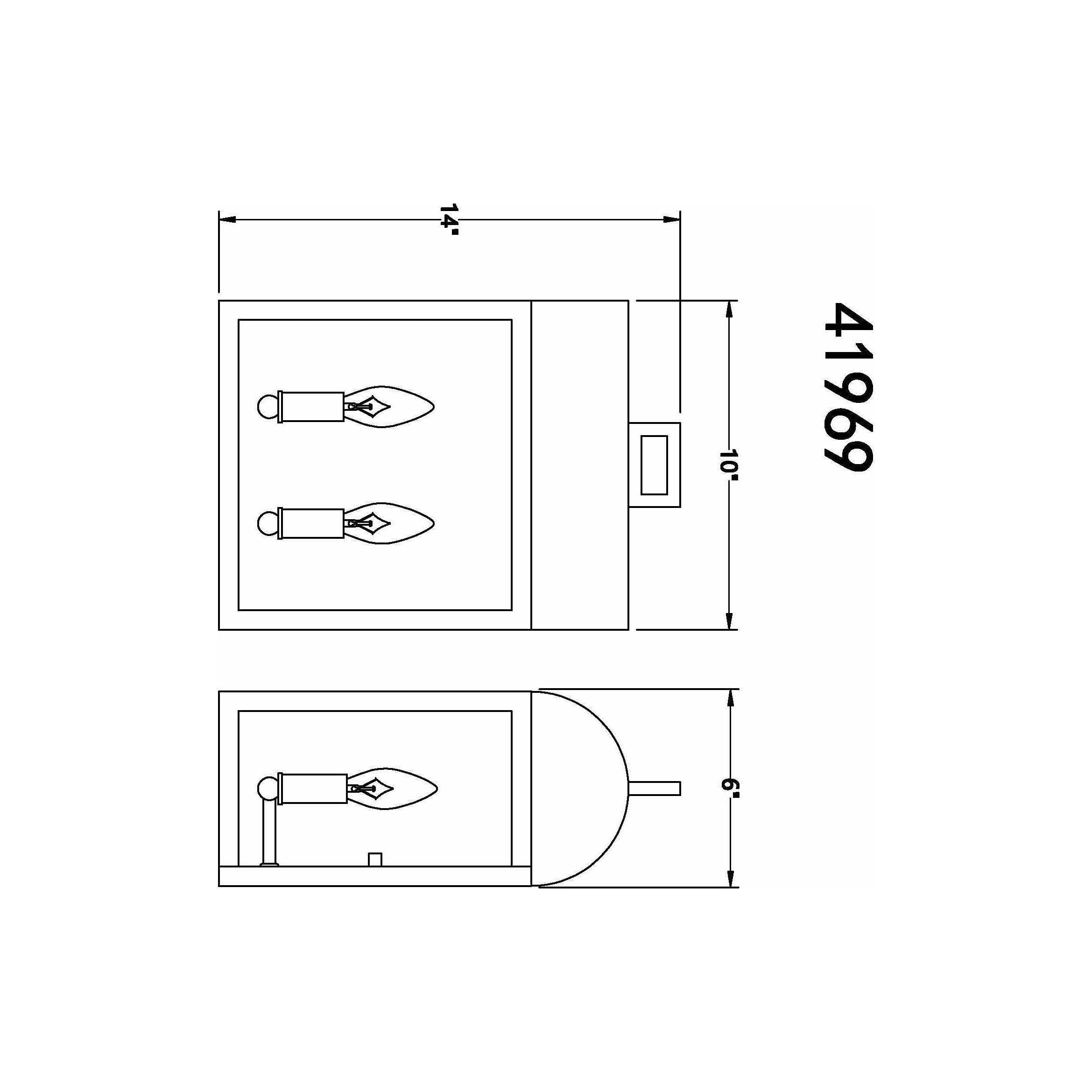 Eurofase - Sawyer 14" 2 Light Outdoor Wall Light - Lights Canada