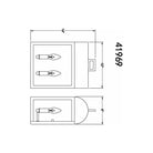 Eurofase - Sawyer 14" 2 Light Outdoor Wall Light - Lights Canada