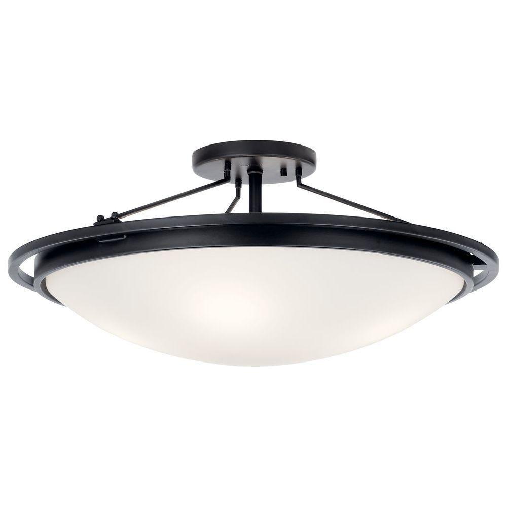 Kichler - 23.5" 4-Light Semi Flush Mount - Lights Canada