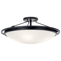 23.5" 4-Light Semi Flush Mount