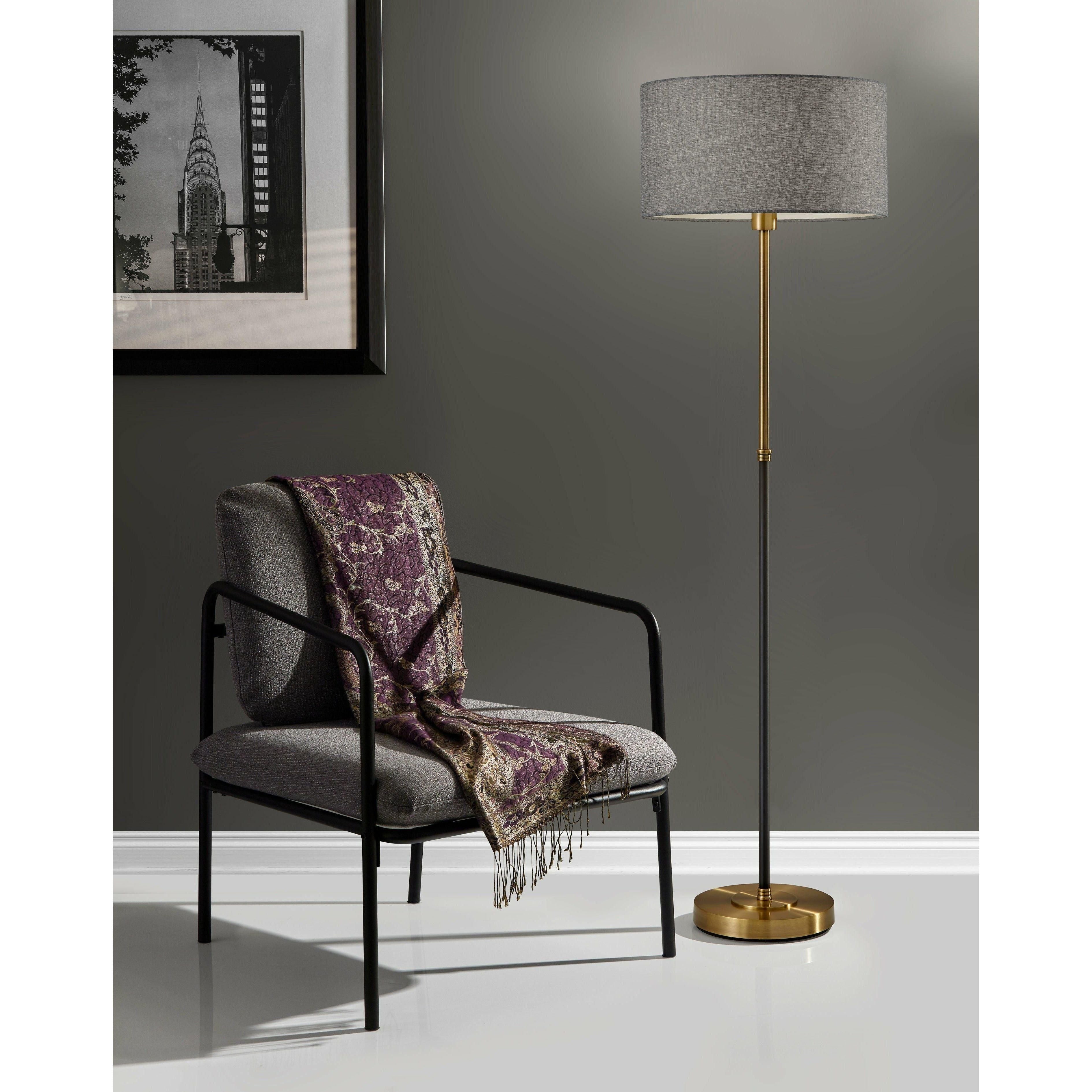 Adesso - Bergen Floor Lamp - Lights Canada