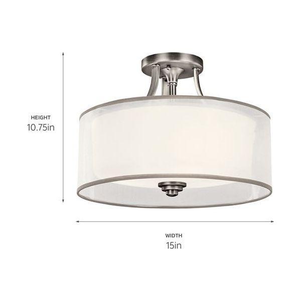 Kichler - Lacey Semi Flush Mount - Lights Canada