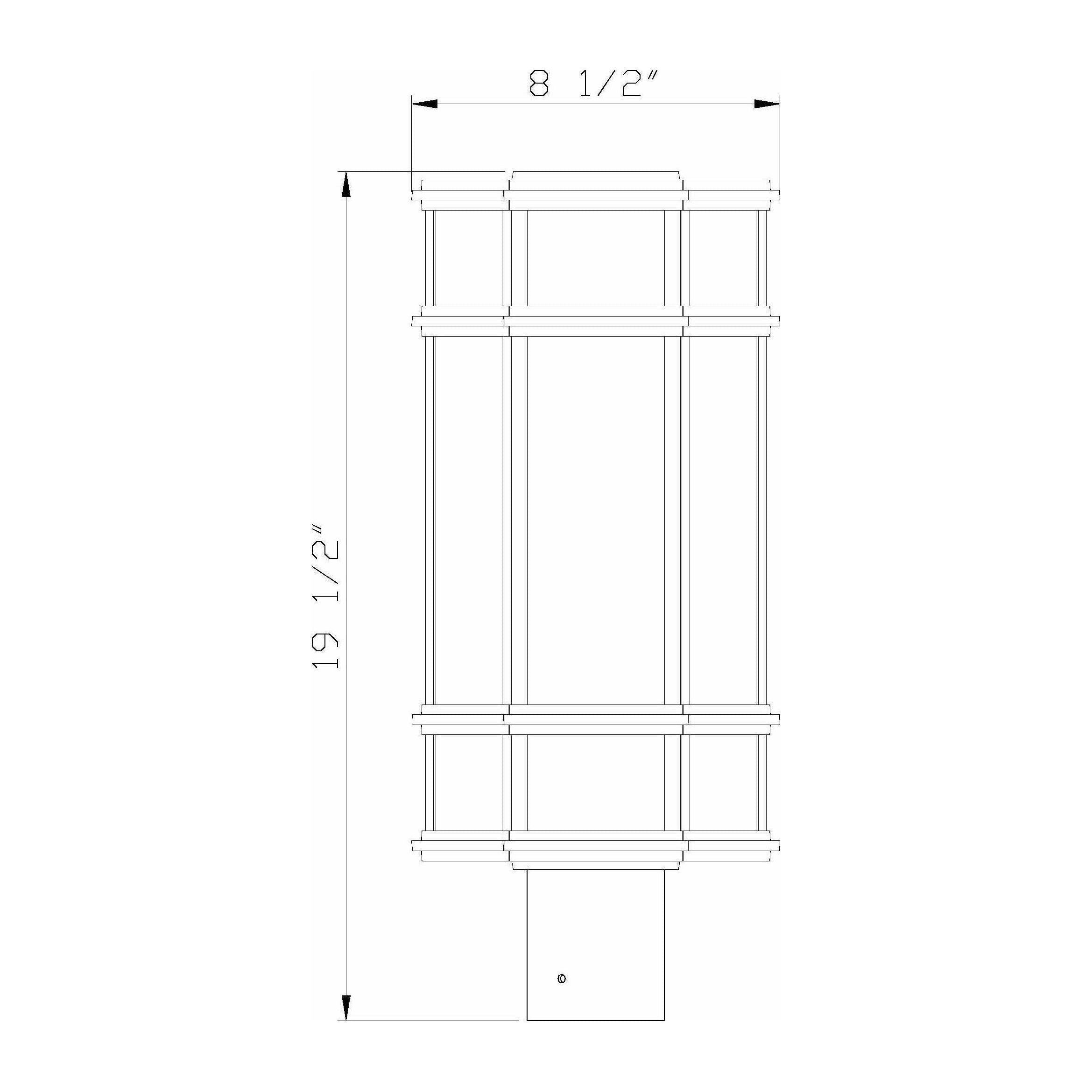 Eurofase - Monte 20" LED Outdoor Post Light - Lights Canada