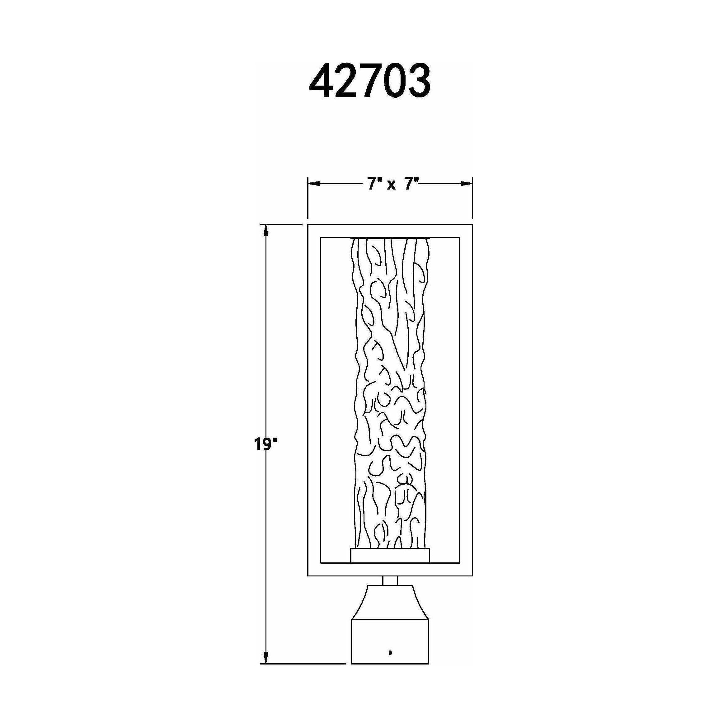 Eurofase - Ilya 7" LED Outdoor Post Light - Lights Canada