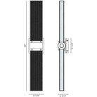 Eurofase - Admiral 31" LED Outdoor Wall Light - Lights Canada