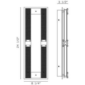 Eurofase - Admiral 25" LED Outdoor Wall Light - Lights Canada