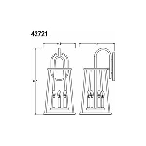 Eurofase - Daulle 6-Light Outdoor Wall Light - Lights Canada