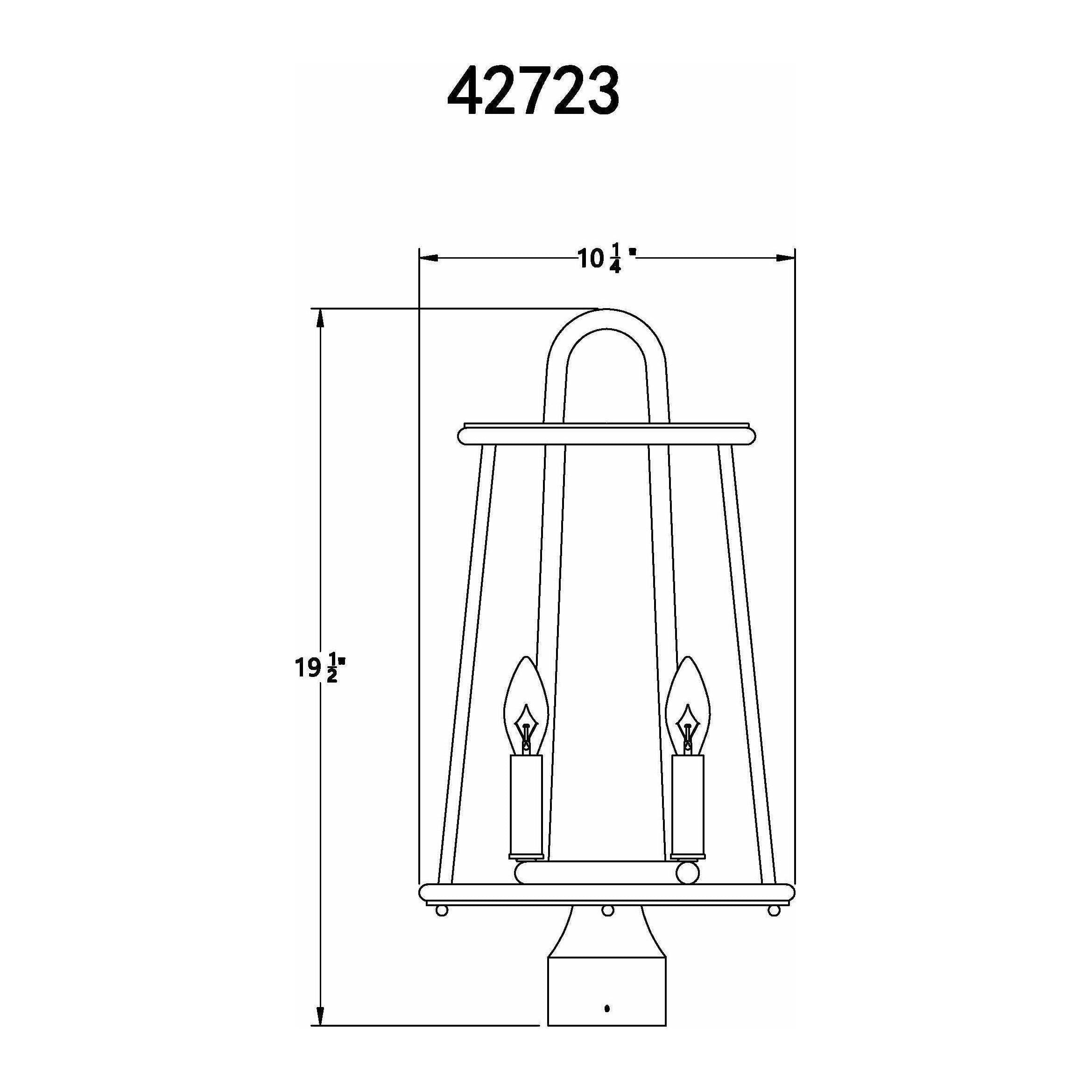 Eurofase - Daulle 20" 4 Light Outdoor Post Light - Lights Canada