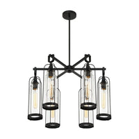 Yasmin 27" 6 Light Outdoor Chandelier