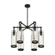 Eurofase - Yasmin 27" 6 Light Outdoor Chandelier - Lights Canada