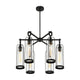 Eurofase - Yasmin 27" 6 Light Outdoor Chandelier - Lights Canada