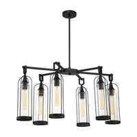 Yasmin 35" 6 Light Outdoor Chandelier