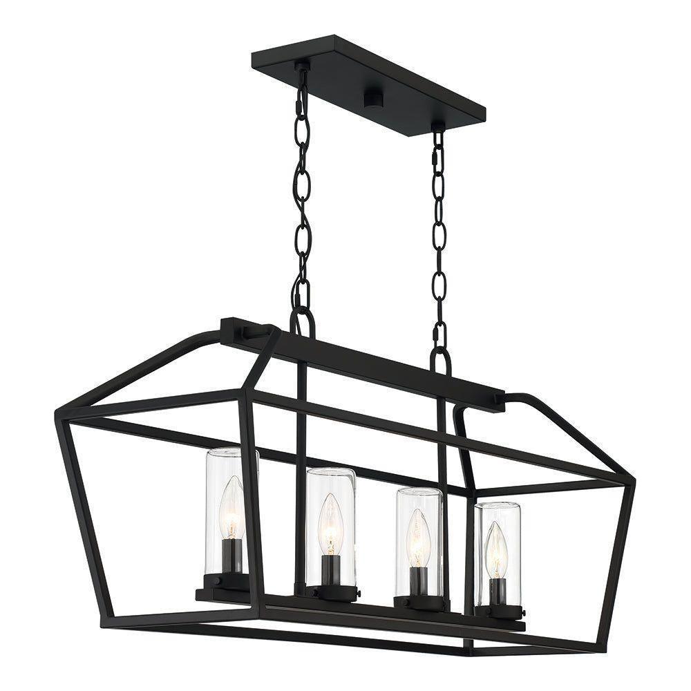 Eurofase - Bastille 4 Light 34" Outdoor Chandelier - Lights Canada