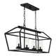 Eurofase - Bastille 4 Light 34" Outdoor Chandelier - Lights Canada