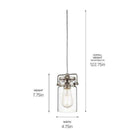 Kichler - Brinley Mini Pendant - Lights Canada