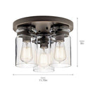Kichler - Brinley Flush Mount - Lights Canada