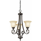 Kichler - Kichler Monroe Chandelier 3Lt LED - Lights Canada