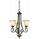 Kichler - Kichler Monroe Chandelier 3Lt LED - Lights Canada