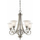 Kichler - Kichler Monroe Chandelier 5Lt LED - Lights Canada