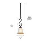 Kichler - Monroe Mini Pendant - Lights Canada