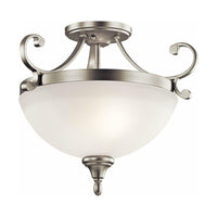 Kichler Monroe Semi Flush 2 Light LED